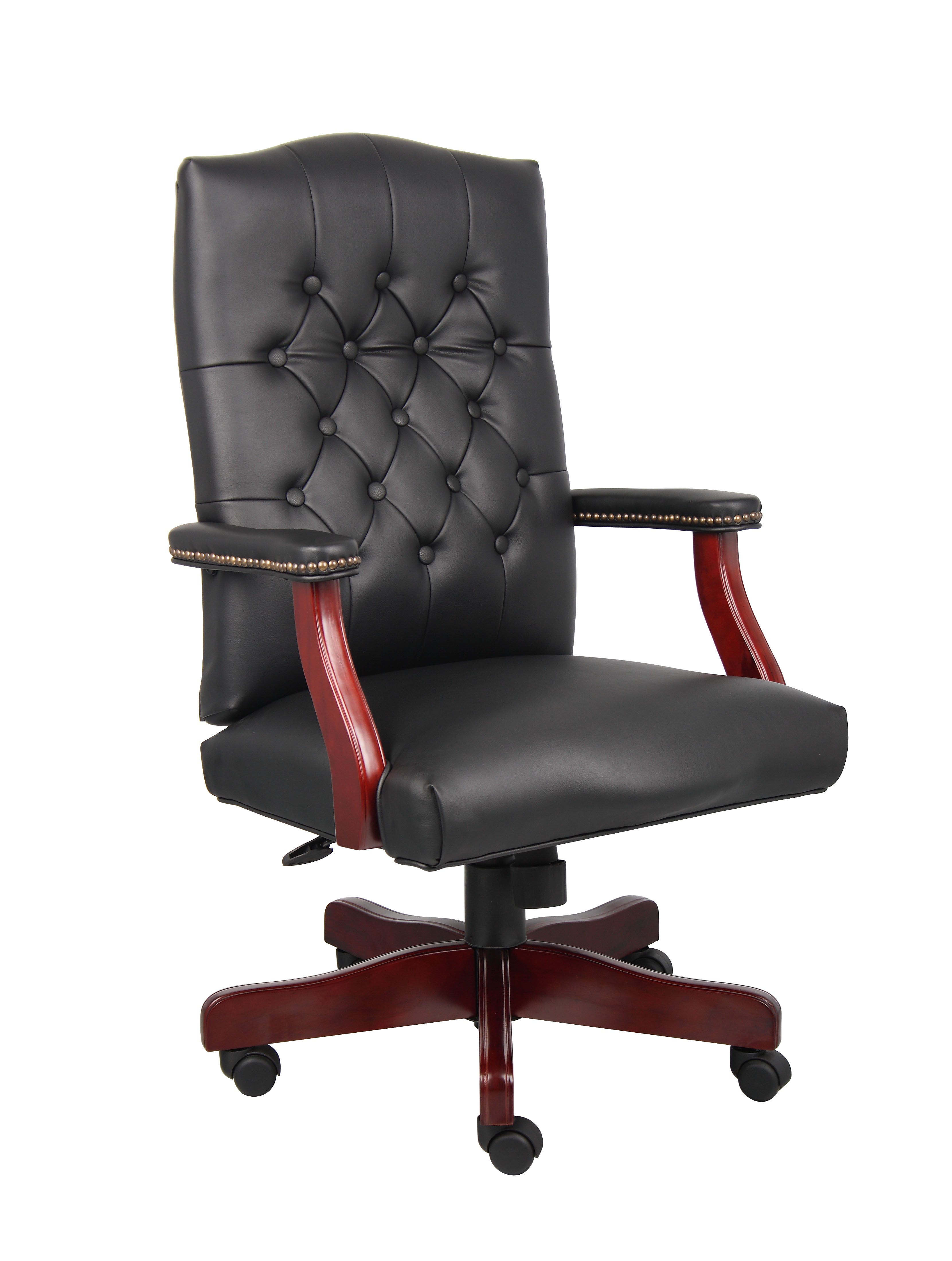 boss-classic-black-caressoft-chair-with-mahogany-finish-frame-b905-bk_1